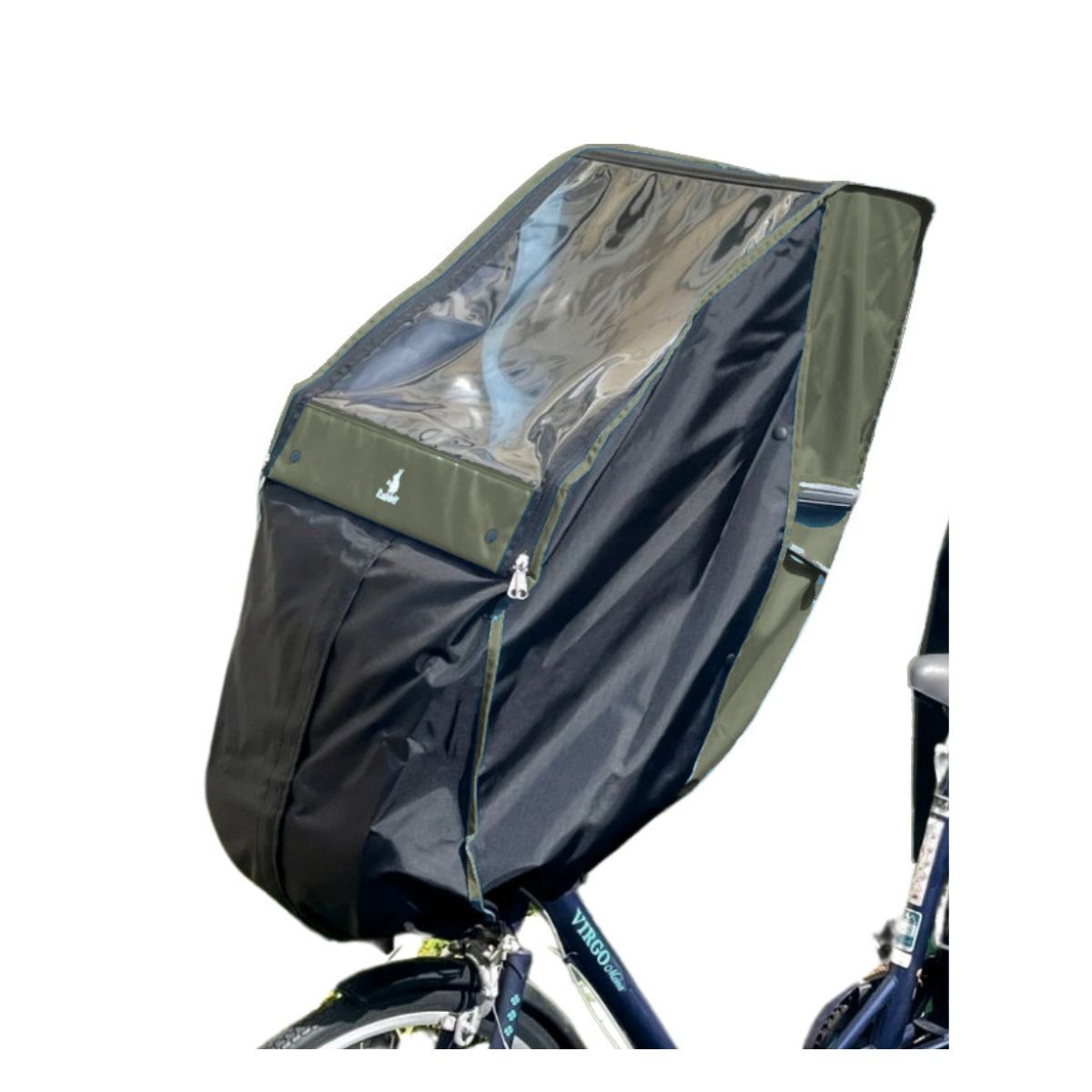 自転車 チャイルドシート レインカバー 前 あと付け 日本製 強撥