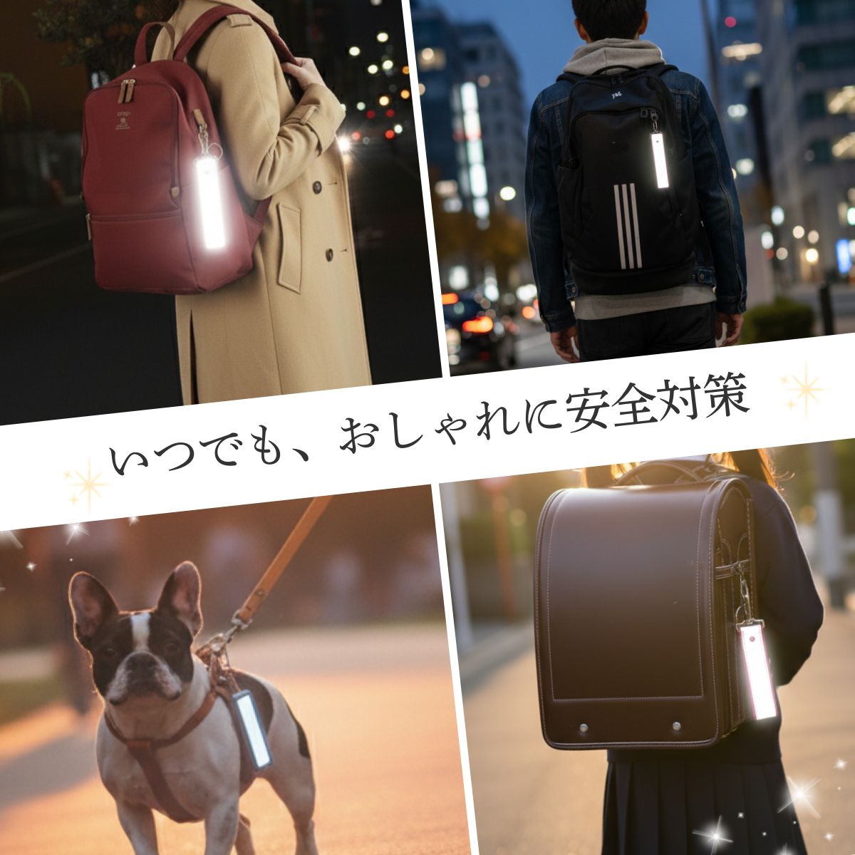 キーホルダー 交通安全 