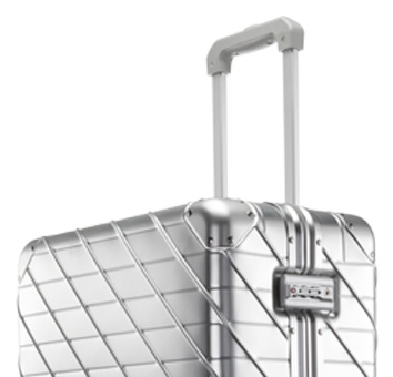 ITO 高級アルミ スーツケース Sサイズ 小型 アルミボディ フレーム キャリーケース アルミ合金 トランク 30L以上 8輪キャスター ダイヤル式 MACADAMIA-S｜rabbittuhan｜02