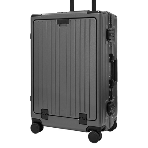 アウトレット スーツケース フロントオープン Sサイズ フレーム キャリーケース キャリーバッグ USB 計8輪 ダイヤルロック 機内持ち込み SS Z-SB62-S｜rabbittuhan｜04