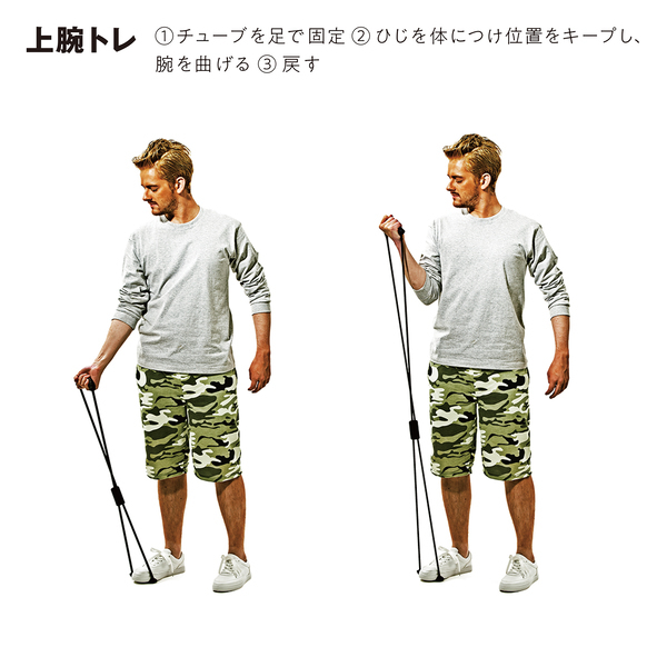 SAKURAi（スポーツ） トレーニングチューブ 筋トレの時間だよ