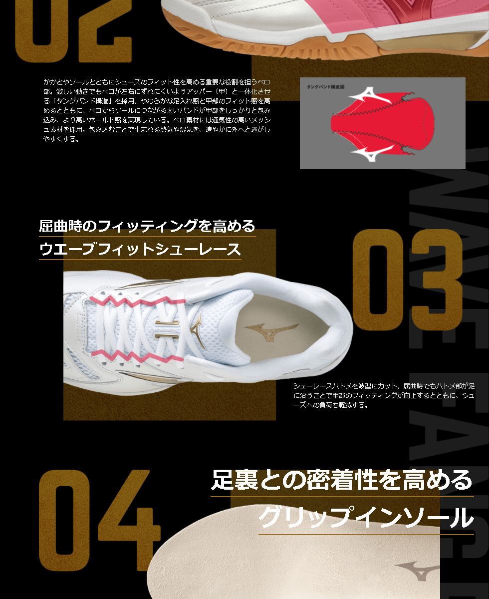 WAVE FANG バドミントン シューズ ミズノ MIZUNO ウエーブ