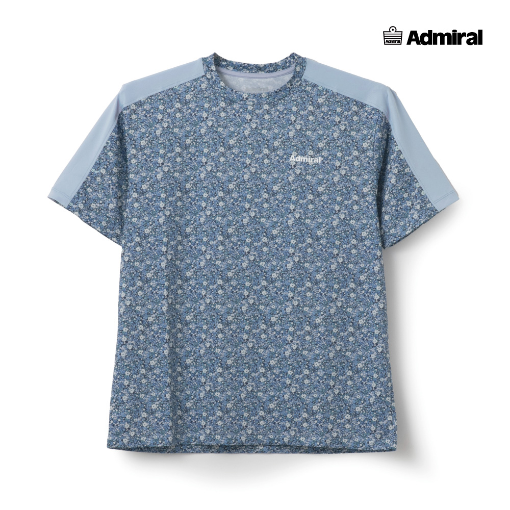 Admiral（アドミラル） メンズ ショルダーラインフラワープリント TEE
