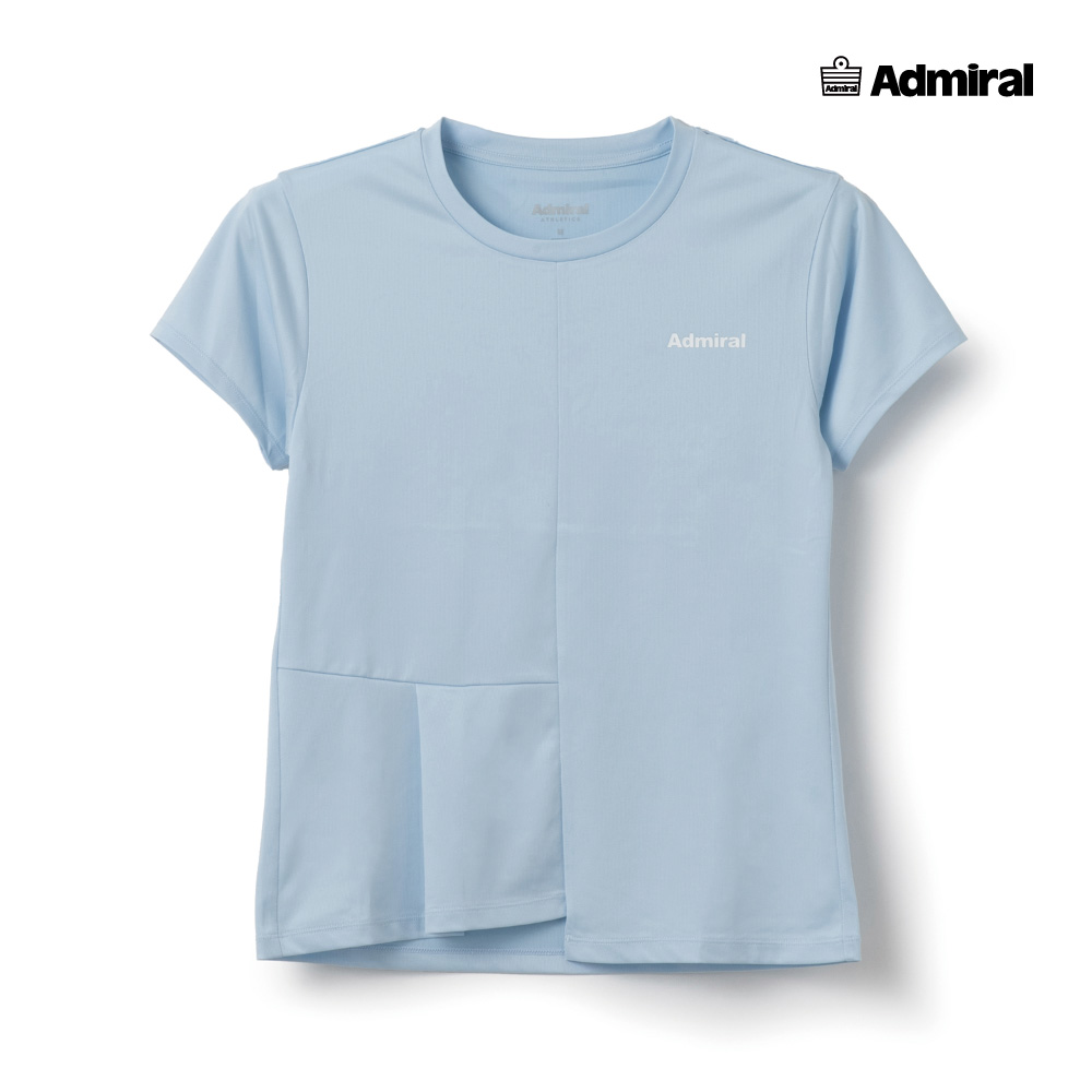 Admiral アドミラルテニスウェアセット ベージュLサイズ Admiral（アドミラル） レディース ワンサイドタックTEE ATLA624-00