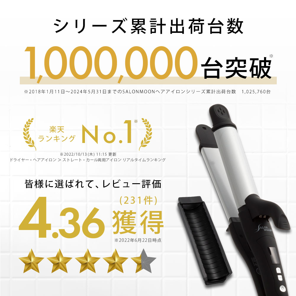 ヘアアイロン5点セット‼️PARWIN PRO マイナスイオン カール-