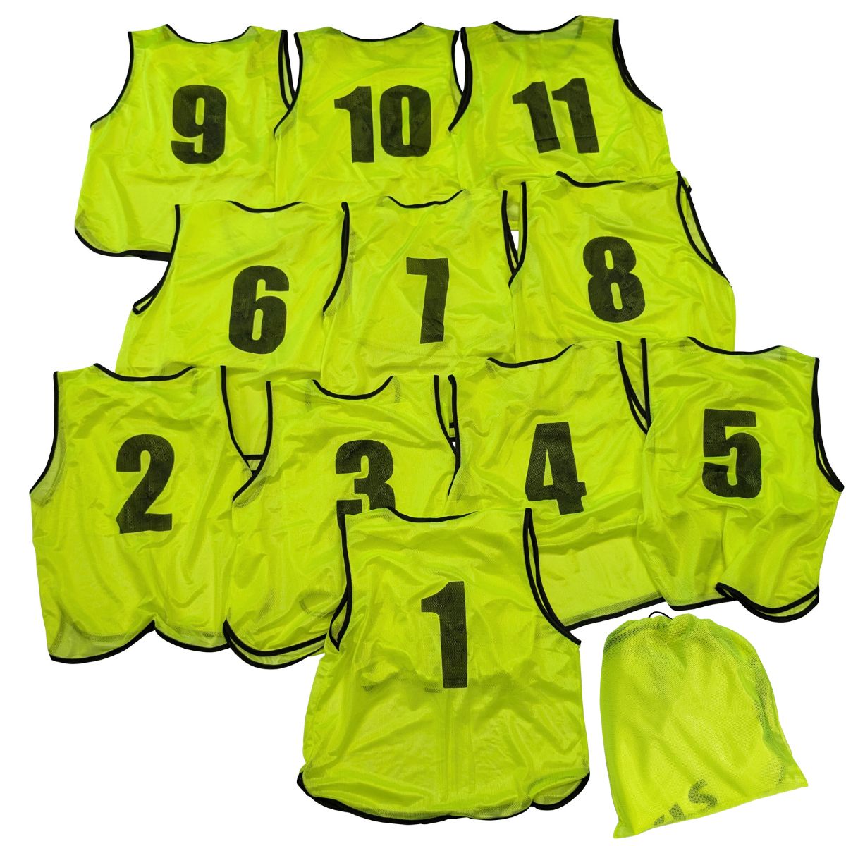 サッカー用ビブス（色：グリーン系）｜設備、備品｜サッカー