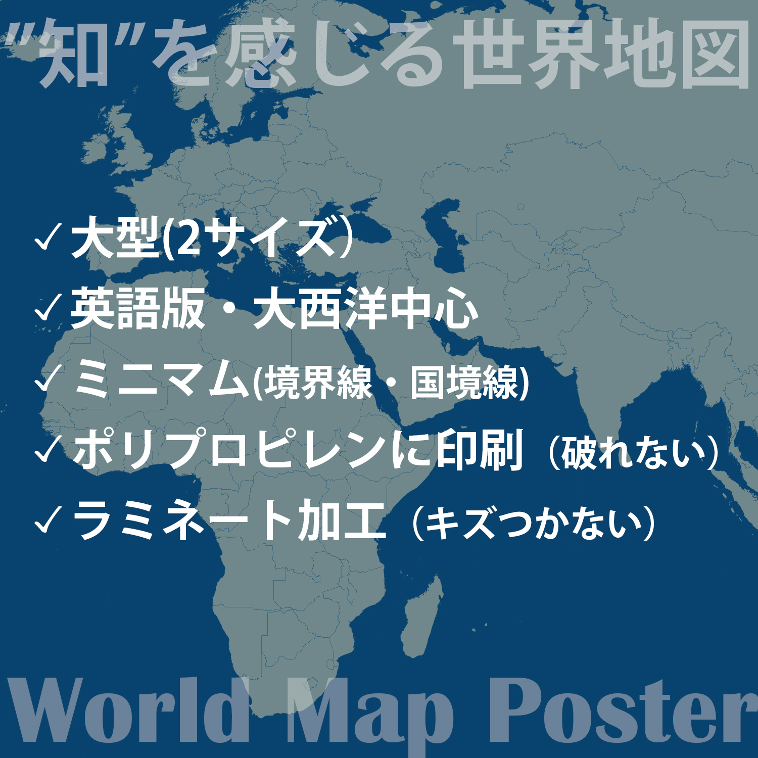 世界地図 スタンダード