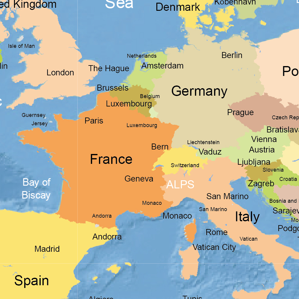 世界地図 スタンダード