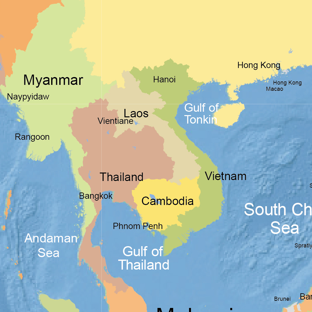 世界地図 スタンダード