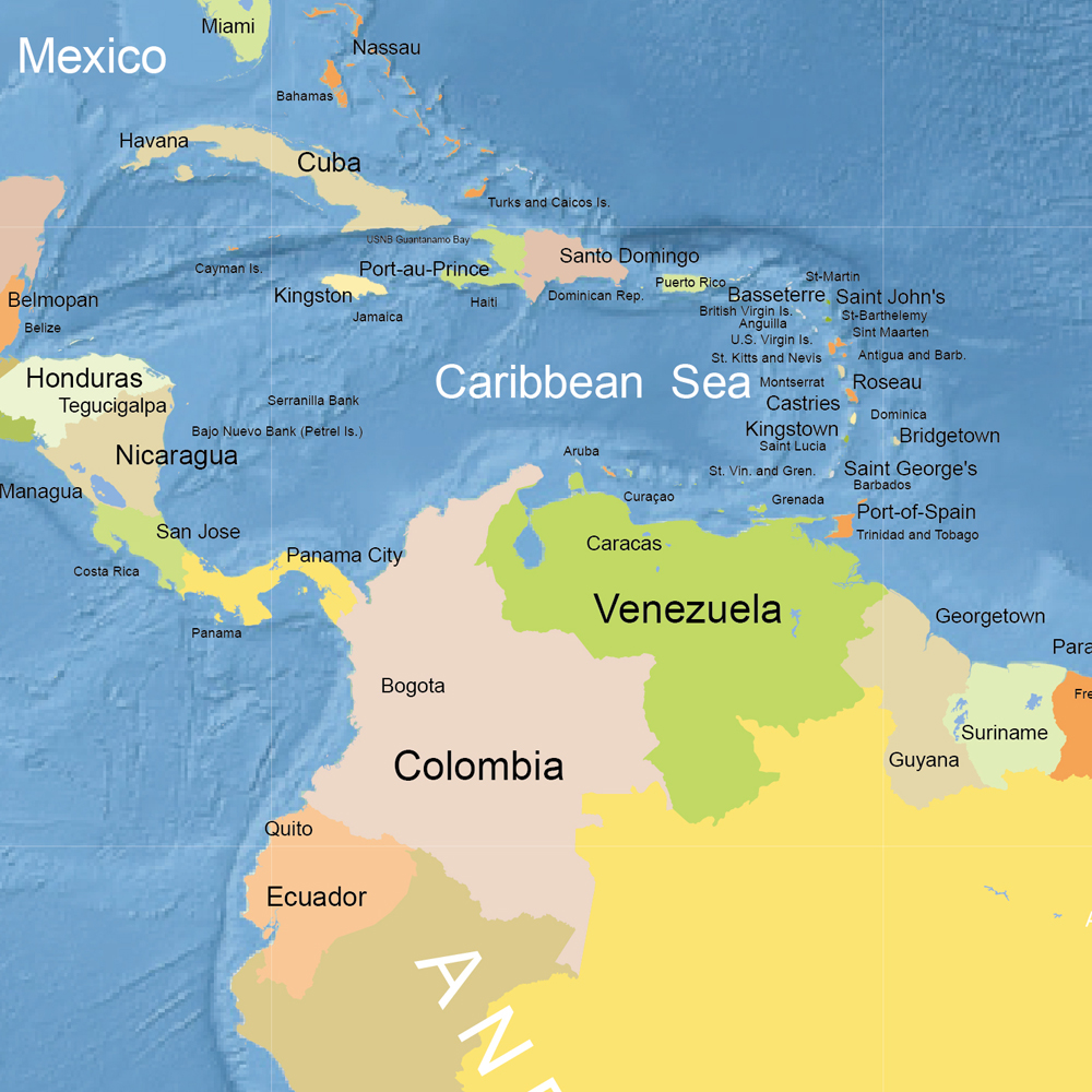 世界地図 スタンダード