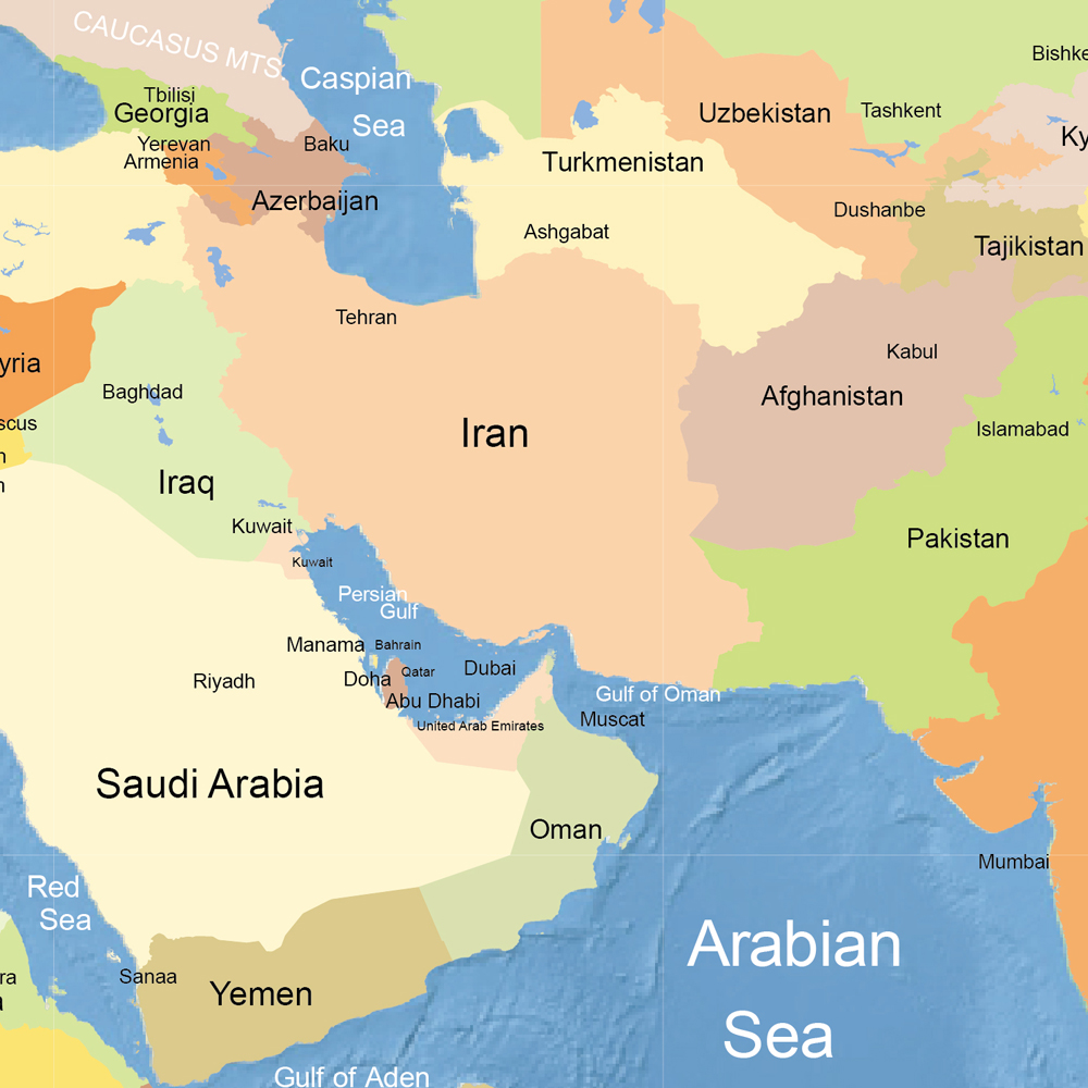 世界地図 スタンダード