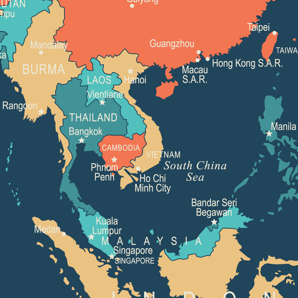 世界地図 スタンダード