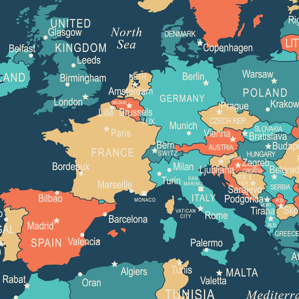世界地図 スタンダード