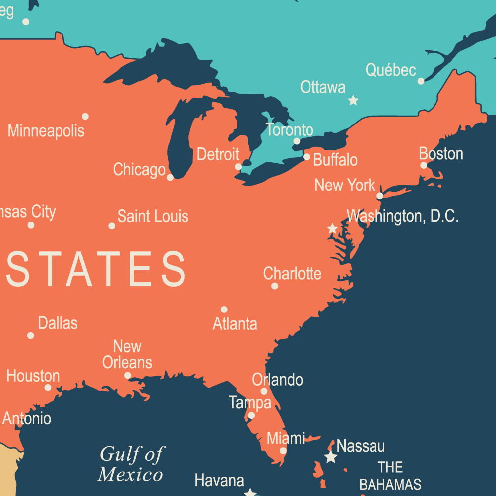 世界地図 スタンダード