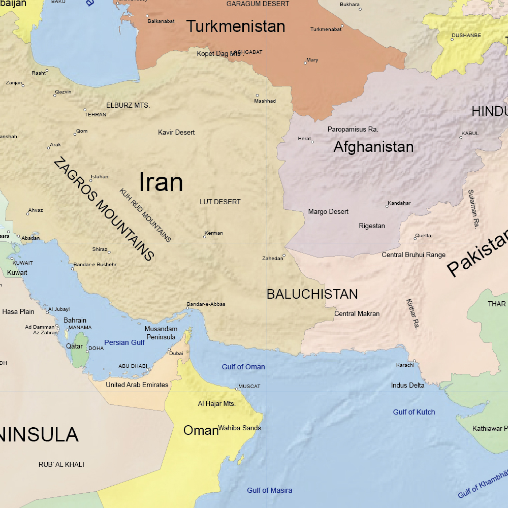 世界地図 スタンダード