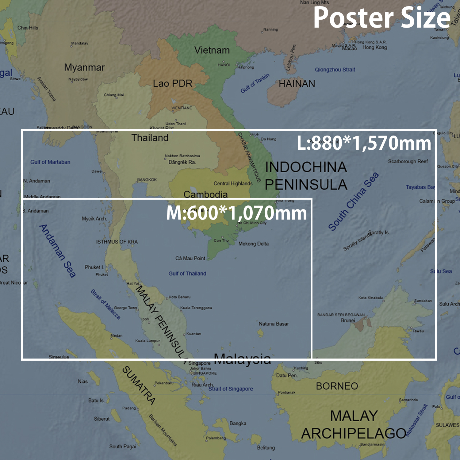 世界地図 スタンダード