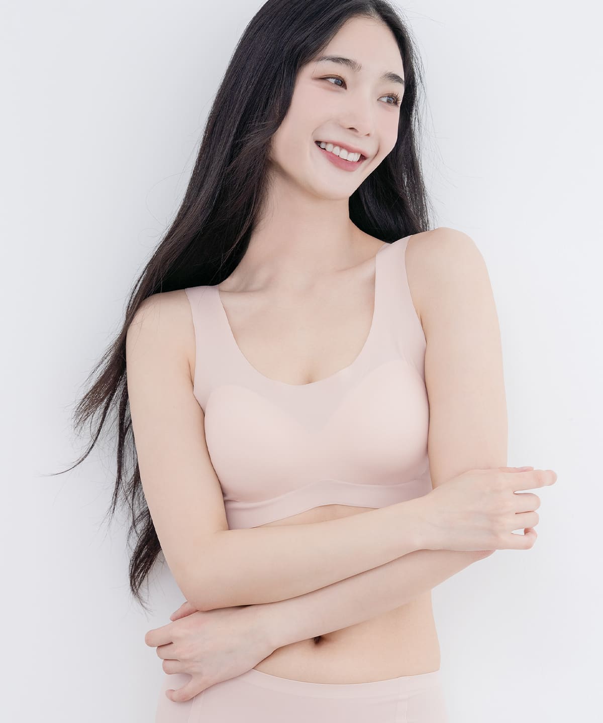 【半額】ナイトブラ 昼夜兼用 ノンワイヤーブラ すっぴんナイトブラ ブラジャー シームレス 大きいサイズ ラディアンヌ |  | 05