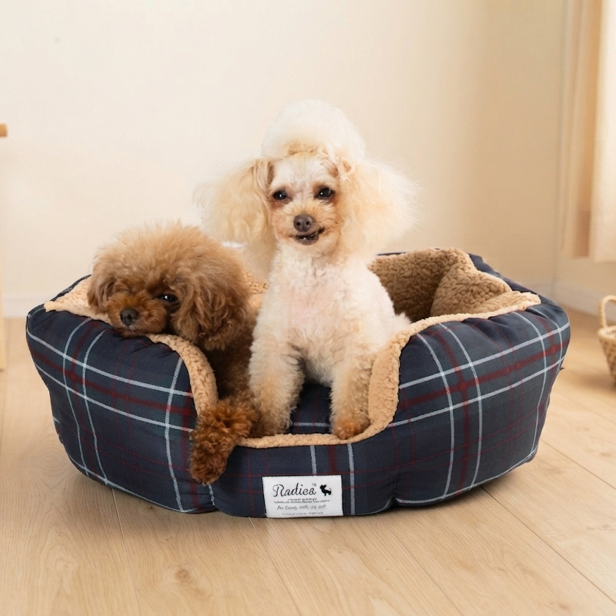 ラディカ コーデュラ キルトラウンドベッド 2個セット M 小型犬 中型犬 RADICA（ラディカ） 【新色追加/まとめ買い対象】犬 猫 ベッド