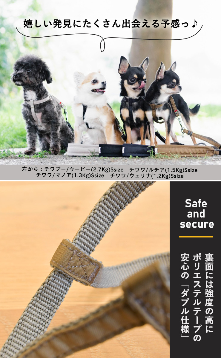 犬具2点5％】犬 ハーネス ラディカ コーデュラ (R) イージーウェア