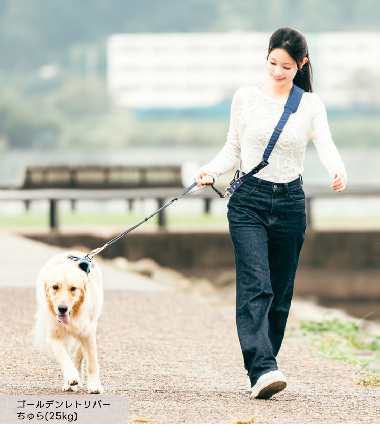 【まとめ買い対象】犬用 大型犬 ラディカ コーデュラ(R) ショルダーリード 耐荷重〜35Kgまで 肩掛けリード 手洗い メール便不可 | RADICA | 20