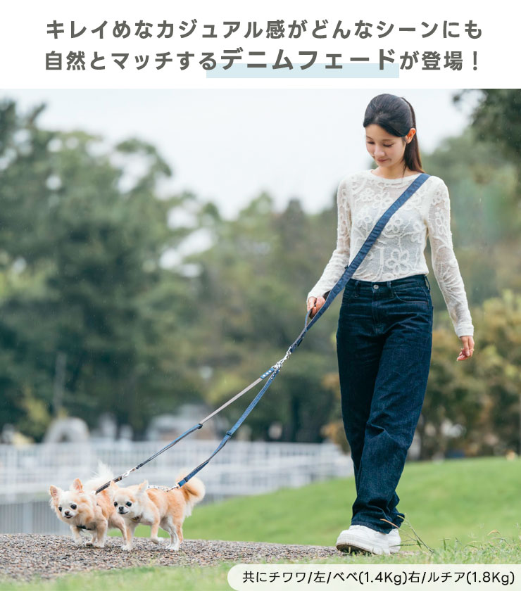 RADICA（ラディカ） 【ご愛顧SALE】【新色追加】犬用 リード ツイン