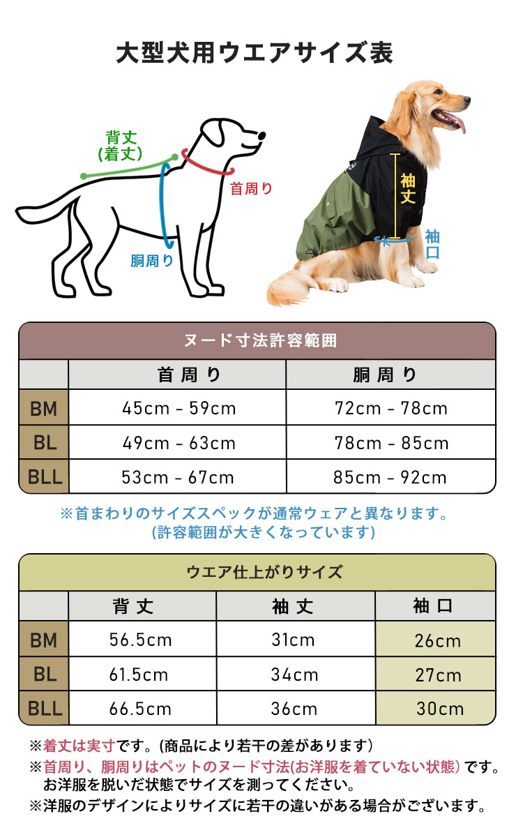 犬 服 大型犬 ラディカ コーデュラ (R) バイカラーアノラック BM