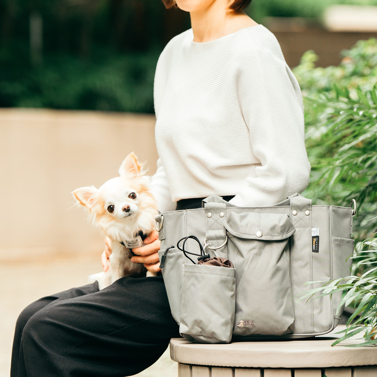 RAD STUDIO ラタン 犬型 バッグ　美品　即発送 ペットパラダイス 遠赤外線 犬たんぽ 《オニオン柄》 (40×48㎝) / PET