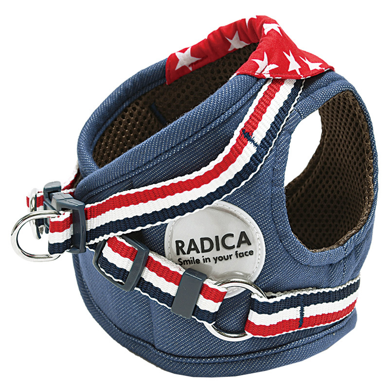 犬 小型犬 ラディカ RADICA 単品 ハーネス L LL MF 簡単着装 通気性 耐久性 安全 洗える 迷子防止 脱走防止 メール便可｜radica