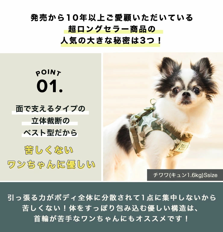 【お試しSALE】犬 小型犬 胴輪 ラディカ ...の詳細画像4