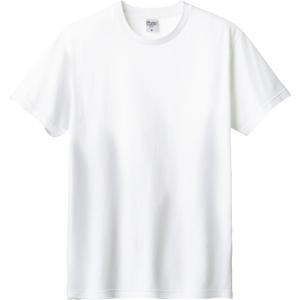 白Tシャツ 無地 激安服 4.0オンス 薄手 ライトウェイト 半袖 Tシャツ コットン 綿100% ...