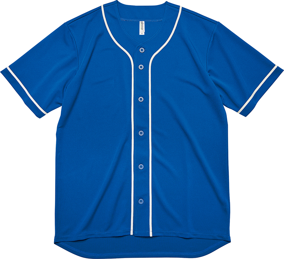 glimmer ドライベースボールシャツ メンズ ドライ 速乾 無地 半袖