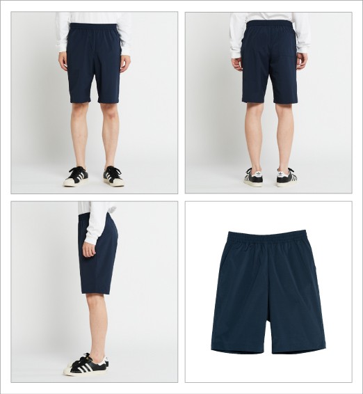 レディース用ネイビー ハーフパンツ ポリエステル素材 glimmer パンツ 無地 レディース グリマー 速乾 ドライ サラサラ
