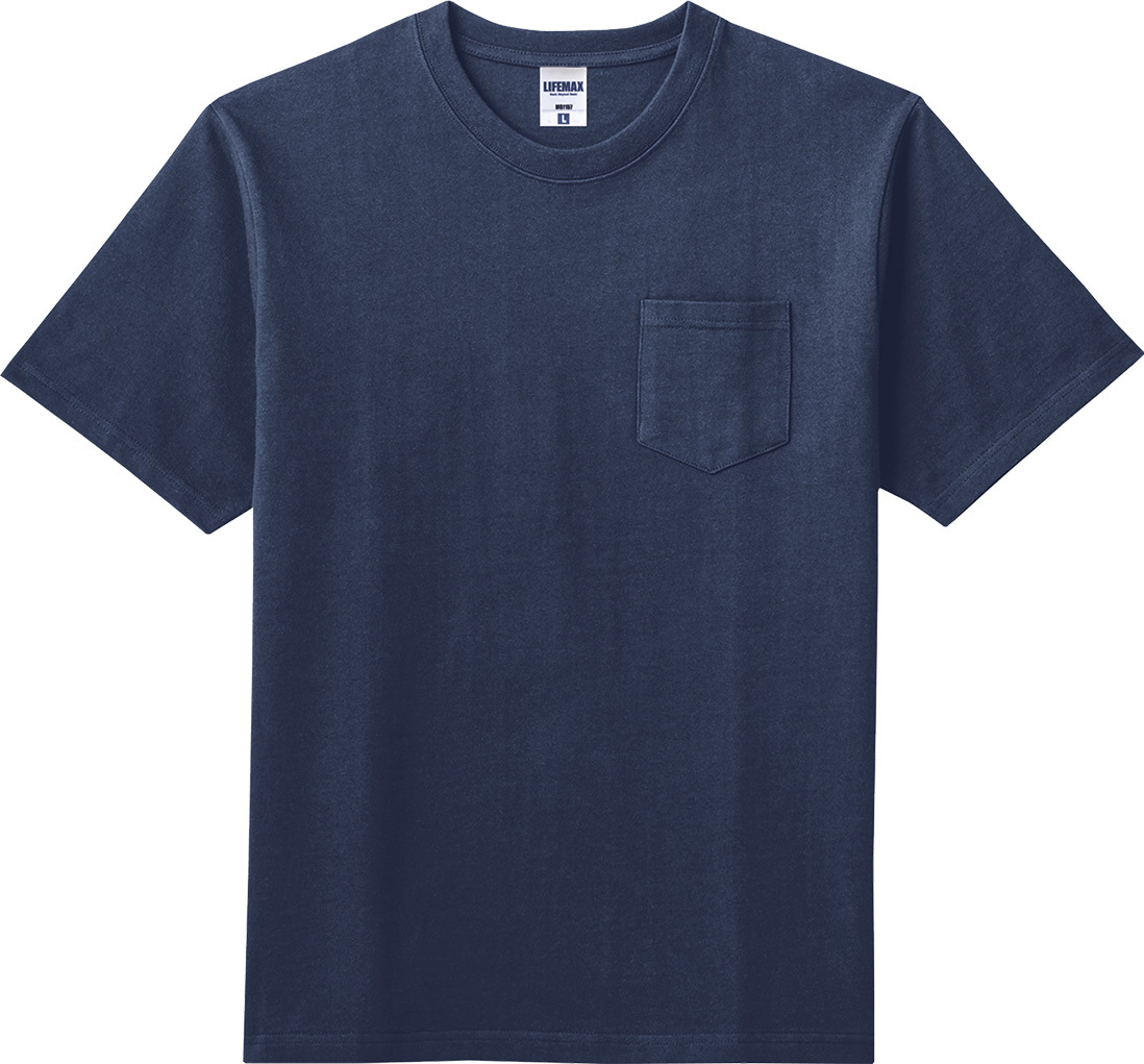 Tシャツ 無地 半袖 透けない 超厚手 10.2オンス ユニセックス ライフマックス スーパーヘビーウェイト ポケット 激安服 MS1157｜radio-flyer｜06