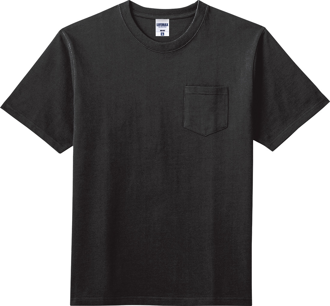 Tシャツ 無地 半袖 透けない 超厚手 10.2オンス ユニセックス ライフマックス スーパーヘビーウェイト ポケット 激安服 MS1157｜radio-flyer｜07