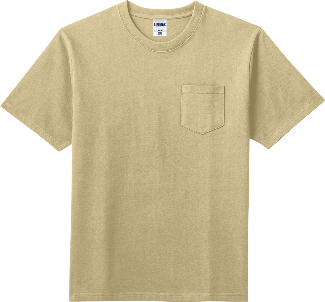 Tシャツ 無地 半袖 透けない 超厚手 10.2オンス ユニセックス ライフマックス スーパーヘビーウェイト ポケット 激安服 MS1157｜radio-flyer｜04