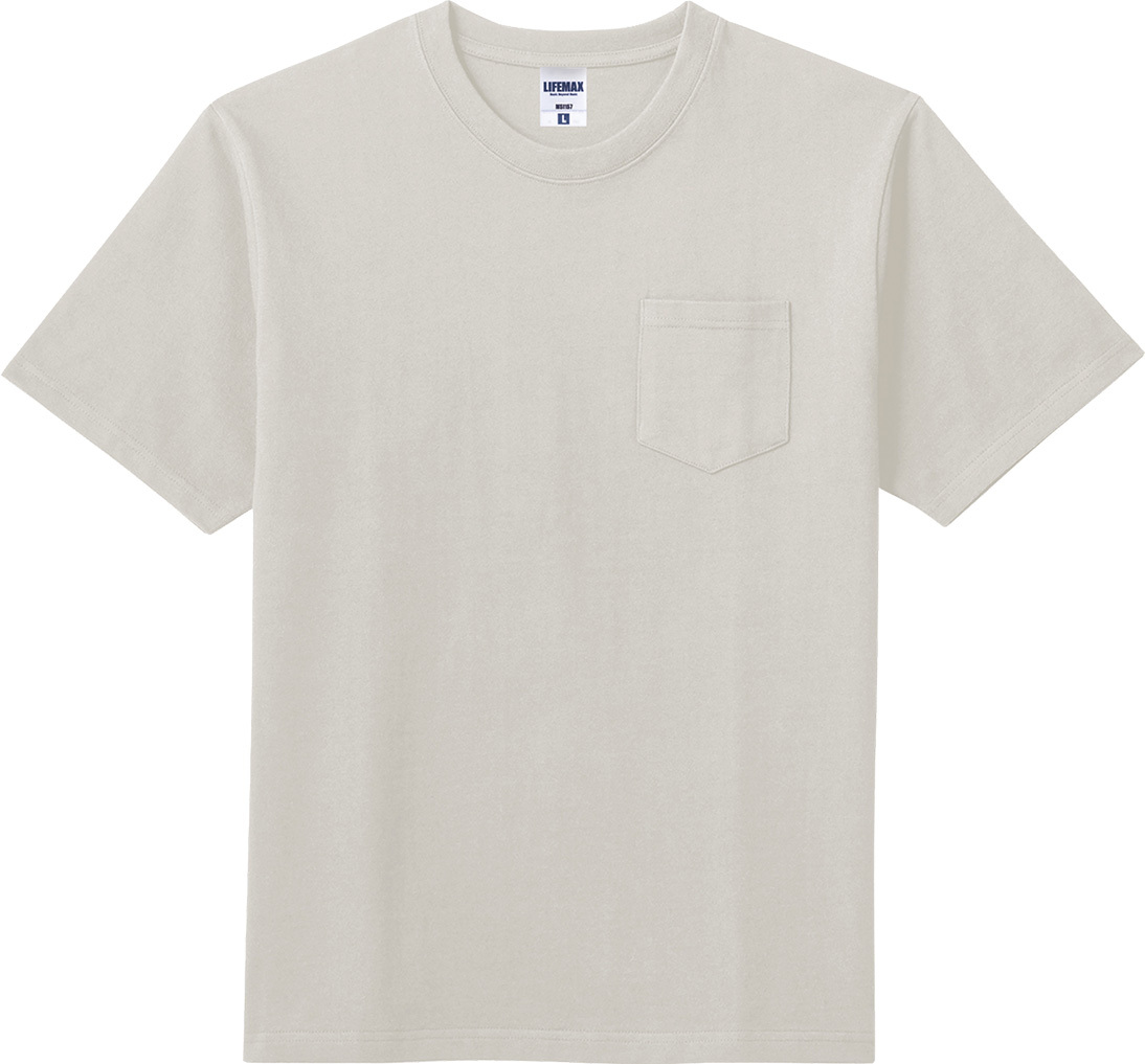 Tシャツ 無地 半袖 透けない 超厚手 10.2オンス ユニセックス ライフマックス スーパーヘビーウェイト ポケット 激安服 MS1157｜radio-flyer｜08