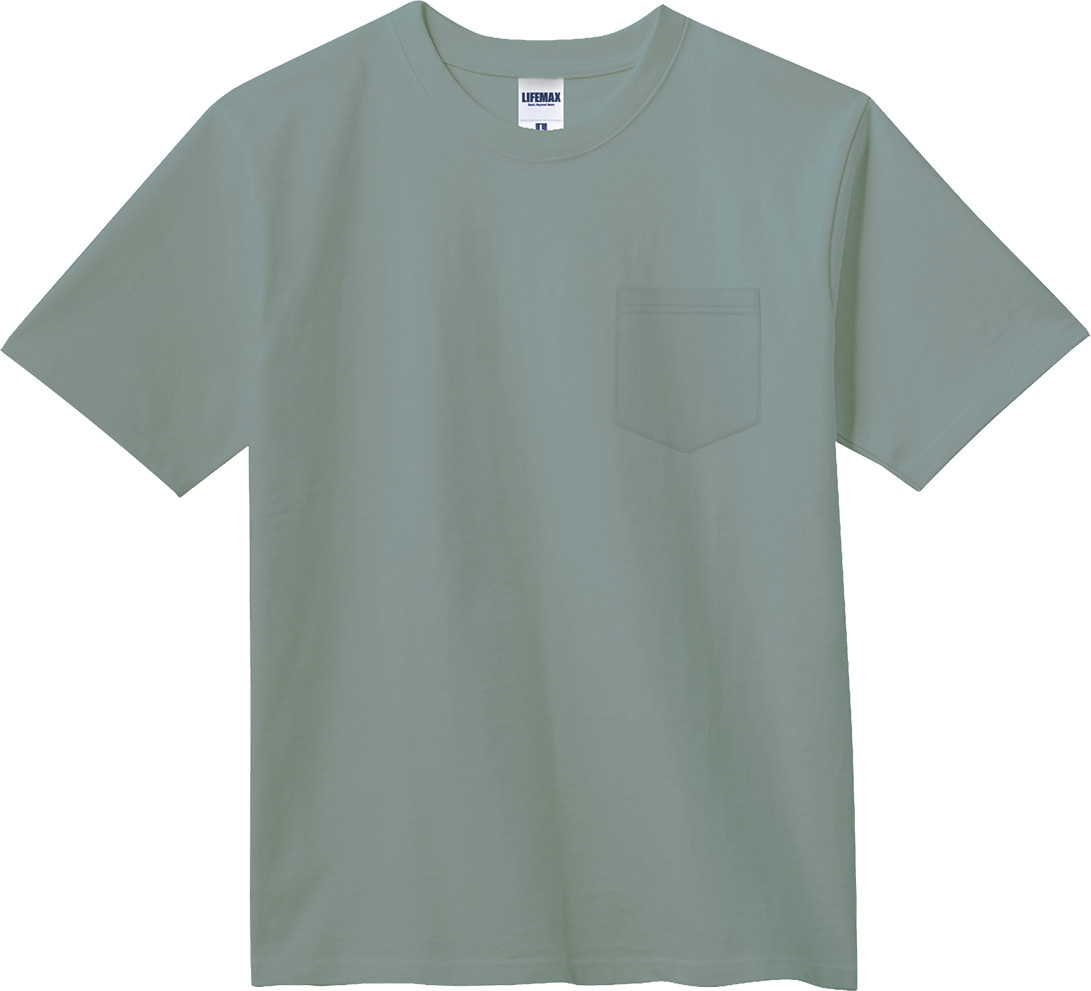 Tシャツ 無地 半袖 透けない 超厚手 10.2オンス ユニセックス ライフマックス スーパーヘビーウェイト ポケット 激安服 MS1157｜radio-flyer｜09