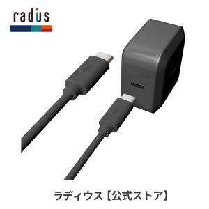 ラディウス radius RK-UPA18 充電 アダプター 高速充電 PD3.0対応 USB-C ...