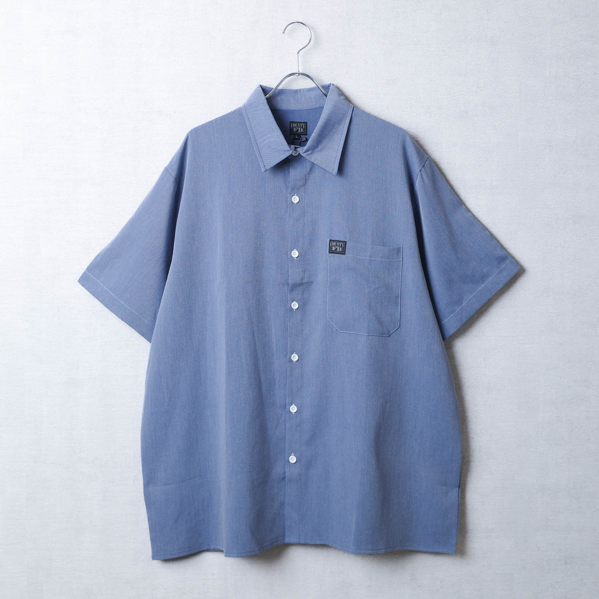 【T12】 FB COUNTY エフビーカウンティ S/S CHAMBRAY SHIRTS ショートスリーブ シャンブレー シャツ | 