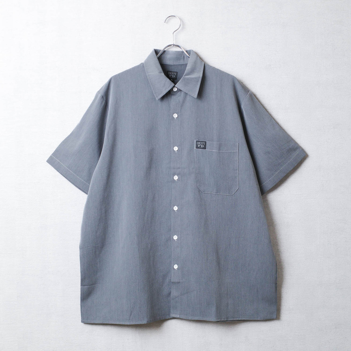 【T12】 FB COUNTY エフビーカウンティ S/S CHAMBRAY SHIRTS ショートスリーブ シャンブレー シャツ |  | 01