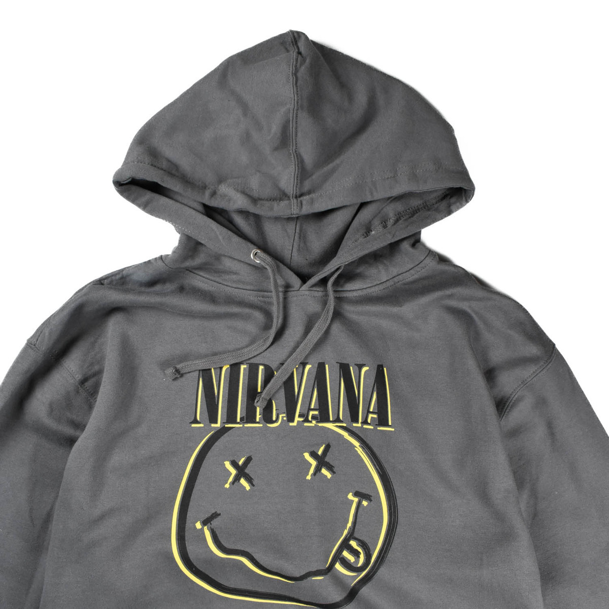 ROCK OFF AW NIRVANA INVERSE HAPPY FACE HOODIE ニルヴァーナ 