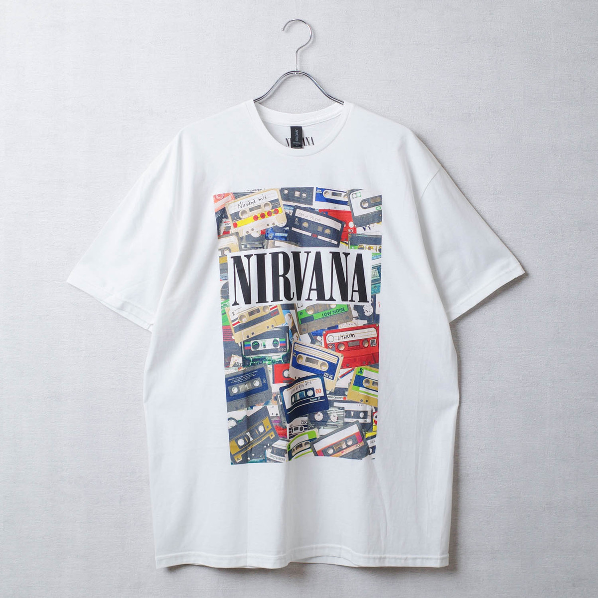 ROCK OFF ロックオフ NIRVANA ニルヴァーナ CASSETTES T-SHIRTS カセット Tシャツ | ROCK OFF