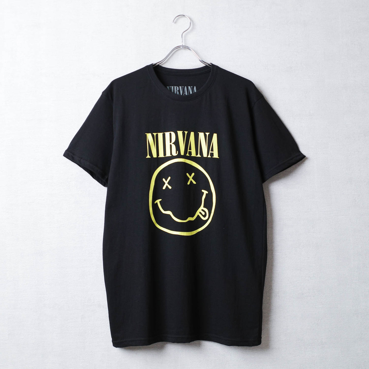 ROCK OFF ロックオフ NIRVANA HAPPY FACE T-SHIRTS ニルヴァーナ ハッピー フェイス Tシャツ | ROCK OFF