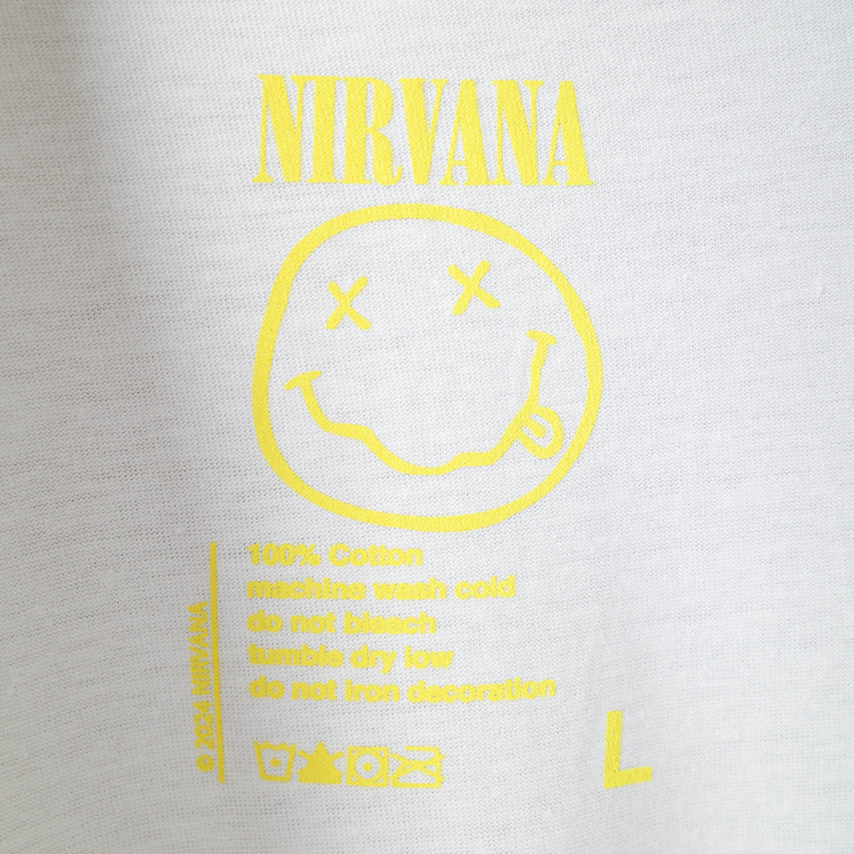 ROCK OFF ロックオフ NIRVANA HAPPY FACE T-SHIRTS ニルヴァーナ ハッピー フェイス Tシャツ | ROCK OFF | 07