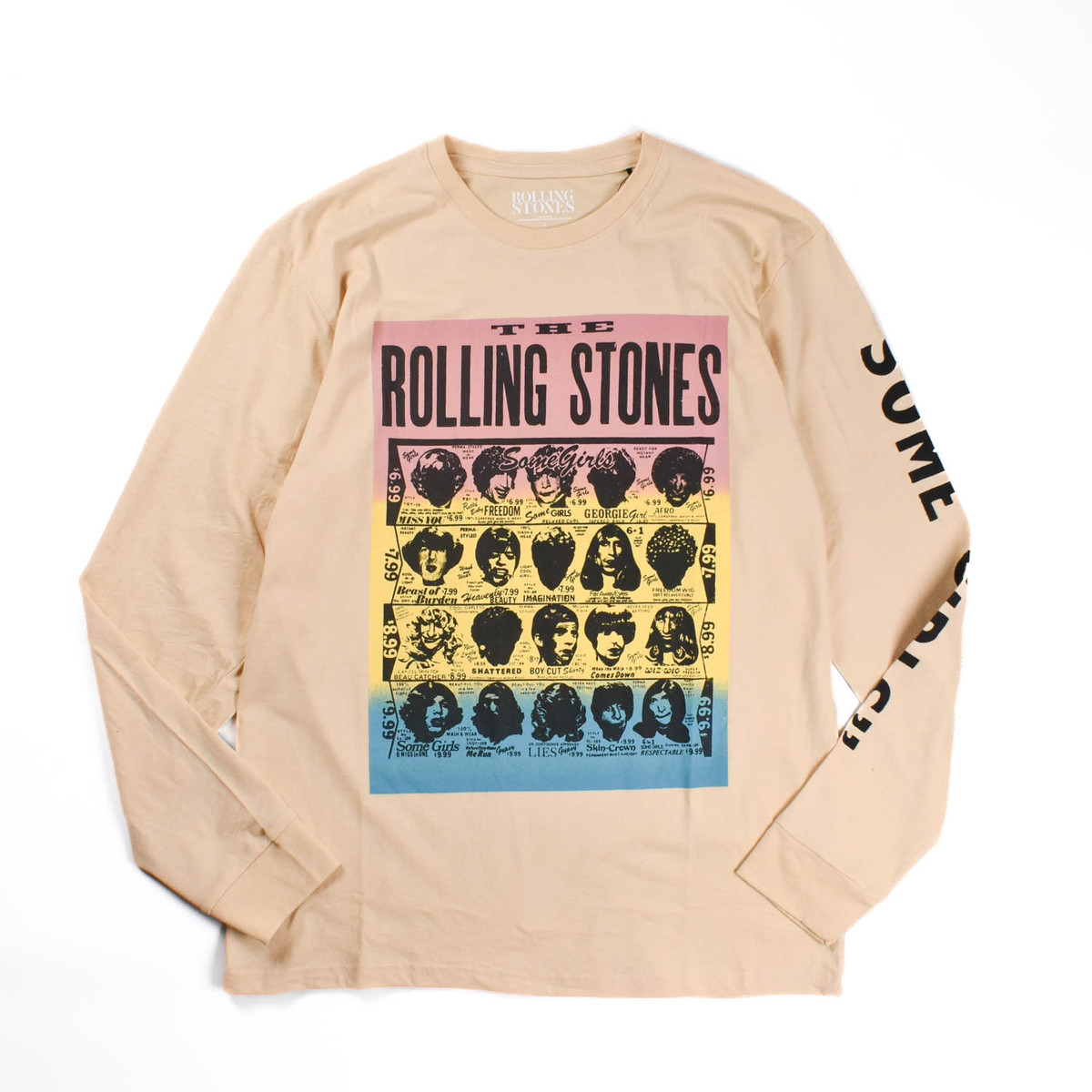 ROCK OFF ROCK OFF AW THE ROLLING STONES SOME GIRLS LONG SLEEVE TEE