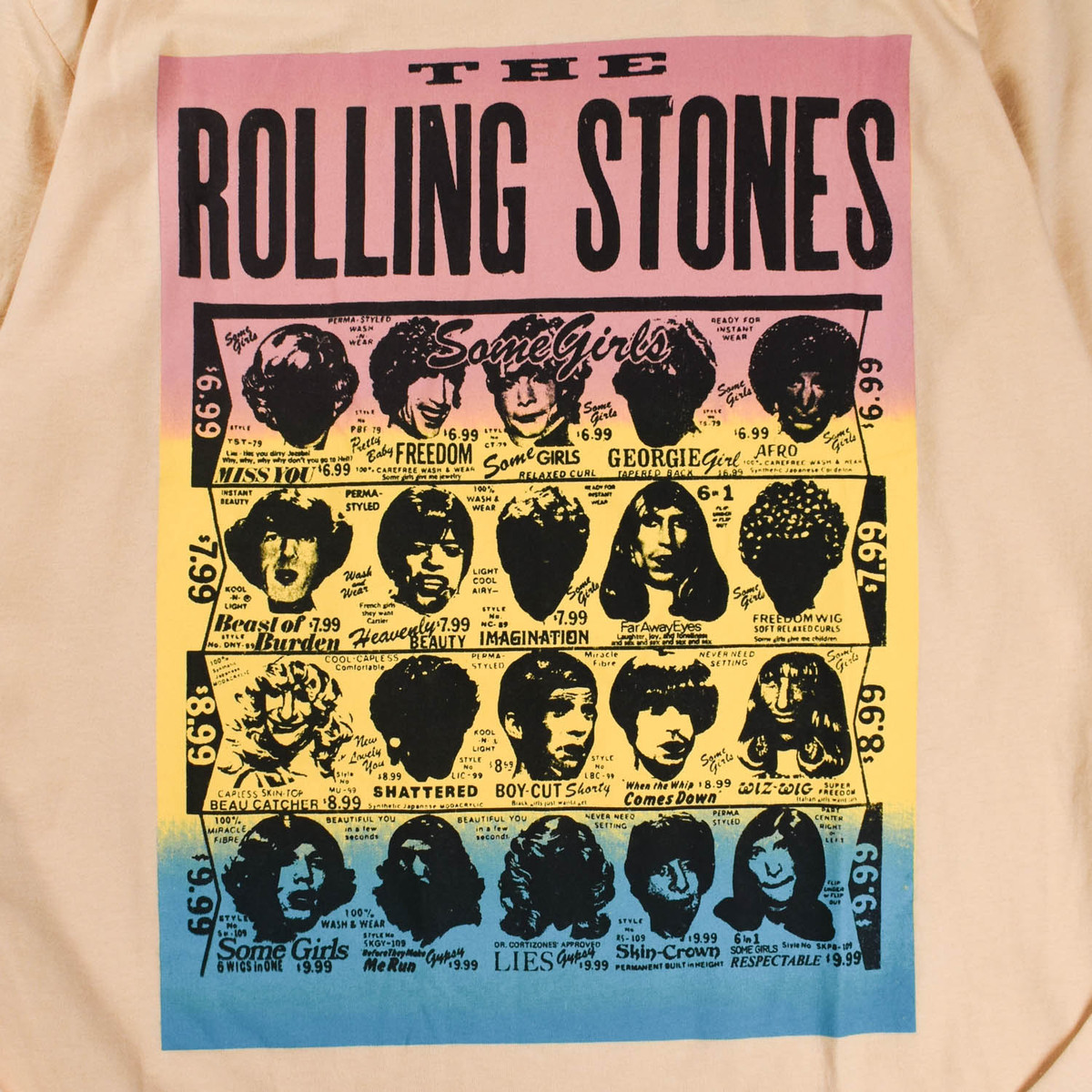 ROCK OFF ROCK OFF AW THE ROLLING STONES SOME GIRLS LONG SLEEVE TEE