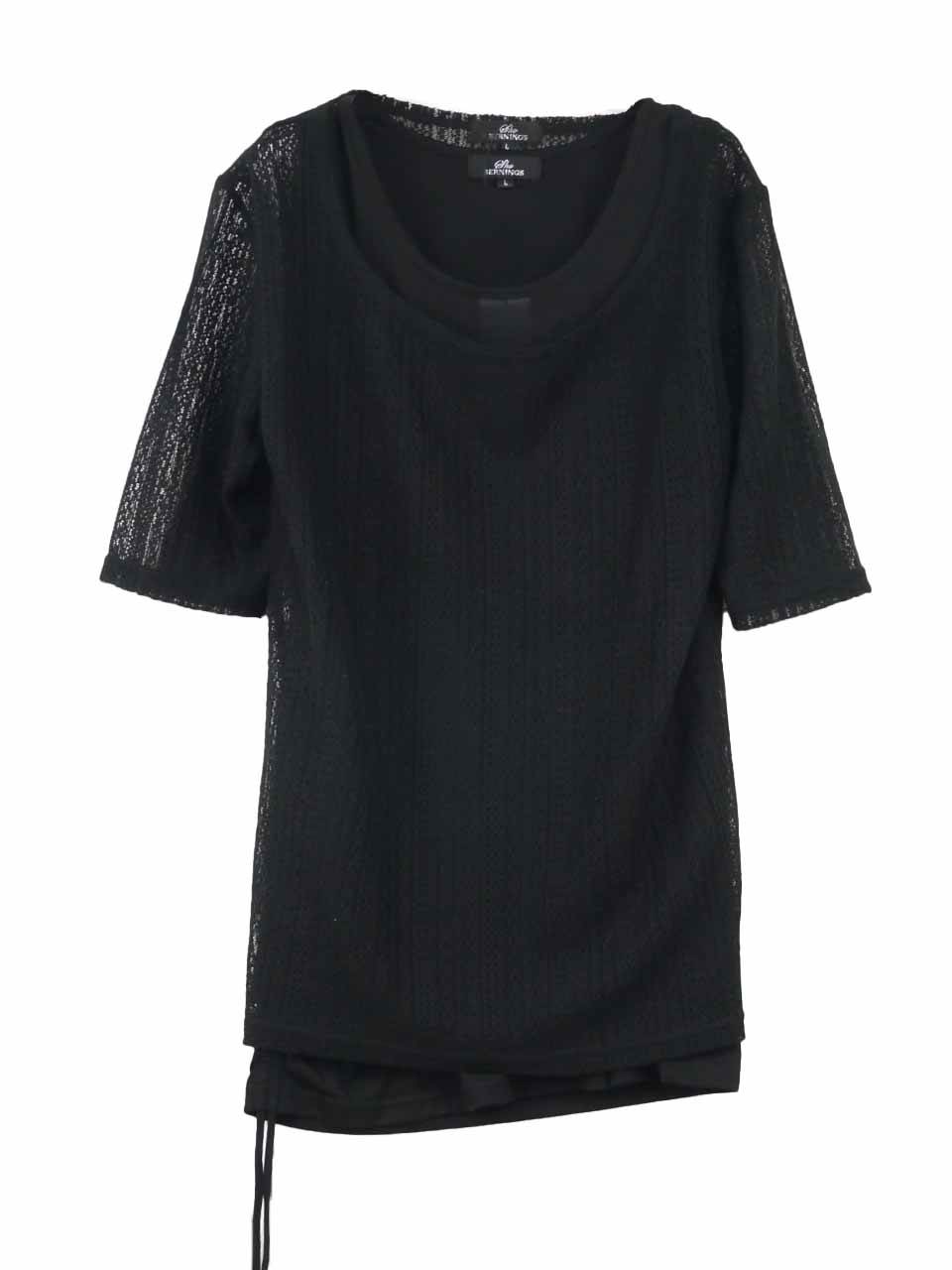 ニット メッシュ メンズ サマーニット トップス Tシャツ タンクトップ