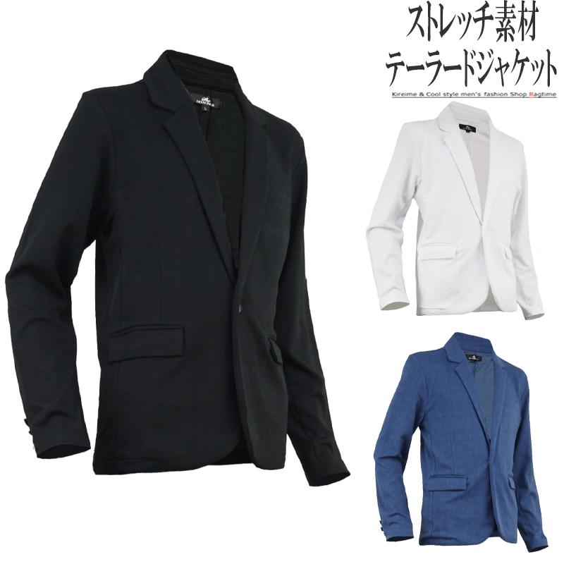 テーラードジャケット ストレッチ メンズ ジャケット 春夏 サマージャケット ジャガード B070408-03 テーラードジャケット ストレッチ メンズ ジャケット 春夏 サマー
