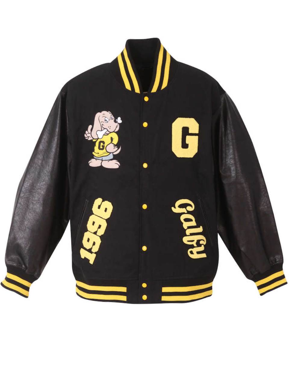 スタジャン 大きいサイズ メンズ GALFY ガルフィ ロゴプリント キャラ