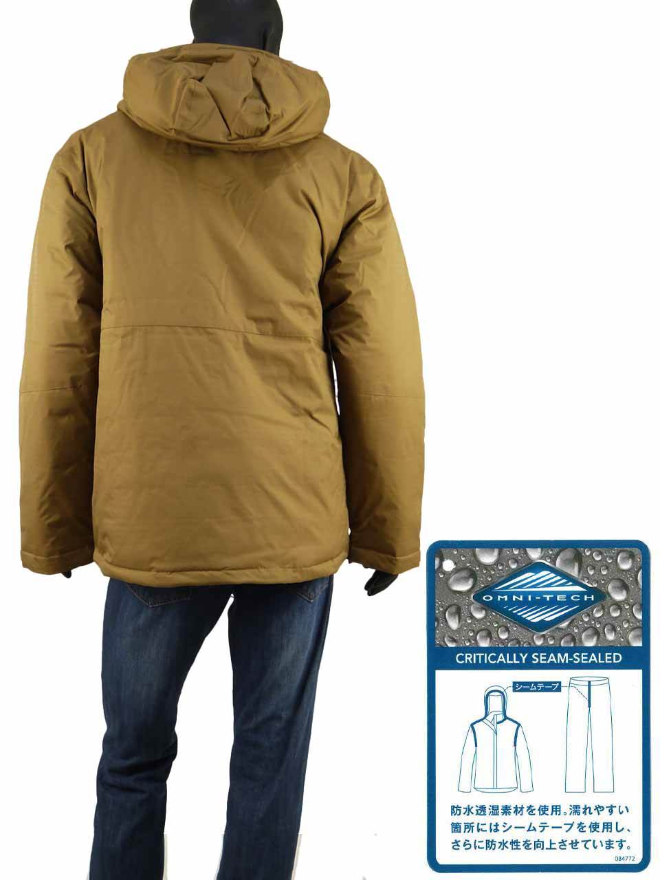 ジャケット 大きいサイズ メンズ 熱反射 保温 機能性 暖か Columbia